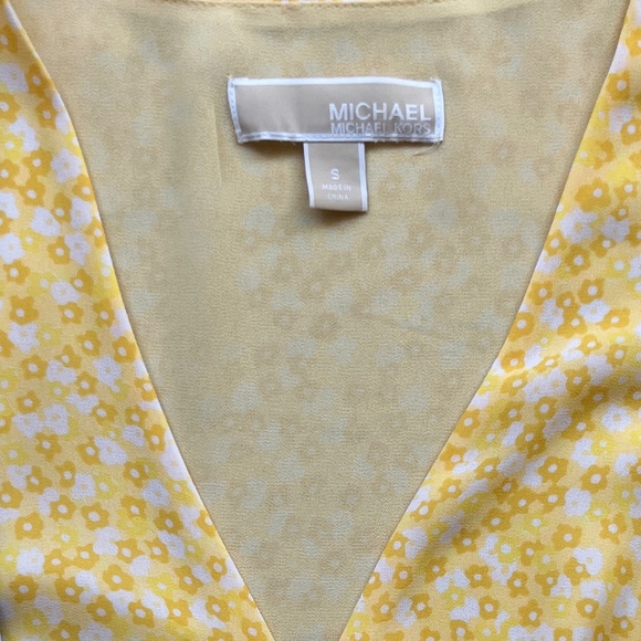 MICHAEL Michael Kors ~ Floral Print Wrap Dress ~ Size S - Picture 7 of 8